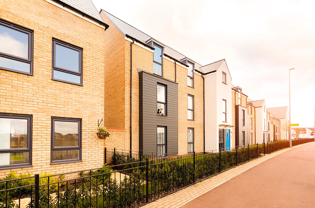 row of houses